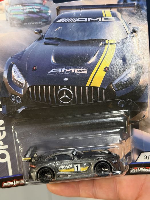 Hot Wheels Premium ’16 Mercedes AMG GT3 Open Track mega model z 2019