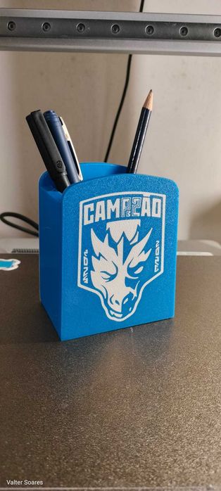 FC Porto Campeão Nacional 2025/26 – Porta Canetas Impressão 3D