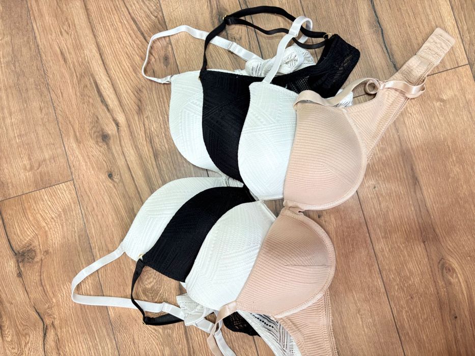 stanik biustonosz 75b zestaw nowe