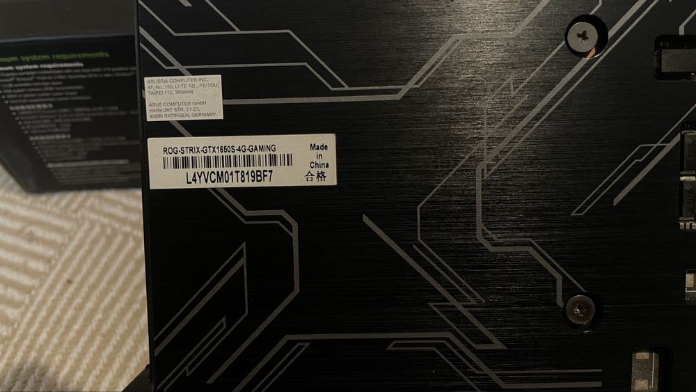 Видеокарта gtx 1650 super