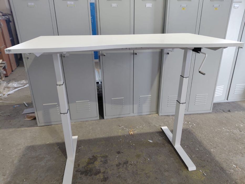 Biurko biurowe 150x80 regulowana wysokość max116-używane meble biurowe