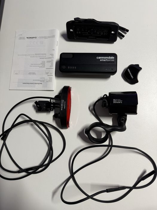 Cannondale smartsense garmin oświetlenie led bateria stvzo synapse