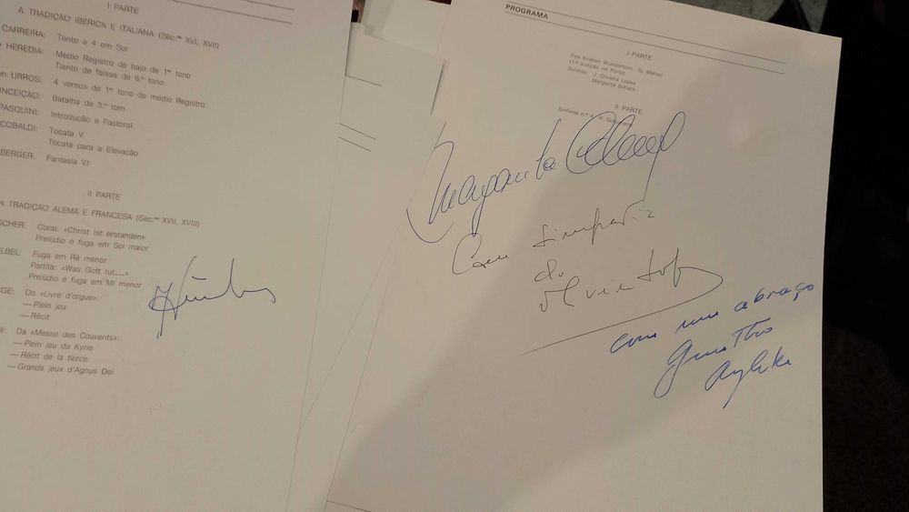 Programa Autografado Gunther Arglebe e outros