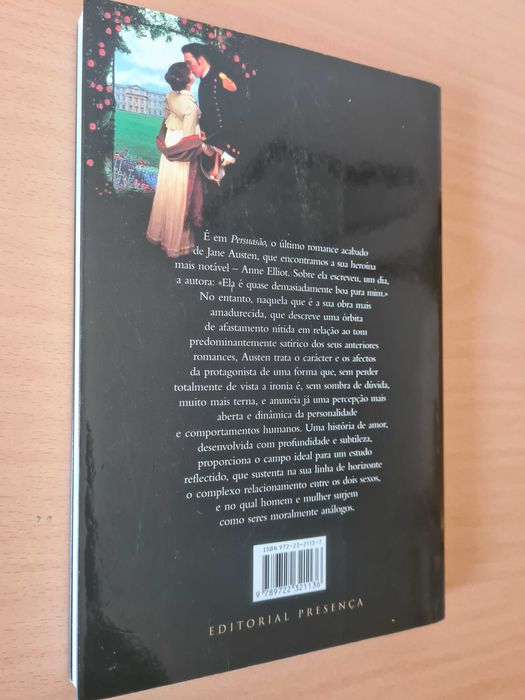 Livro "Persuasão" de Jane Austen