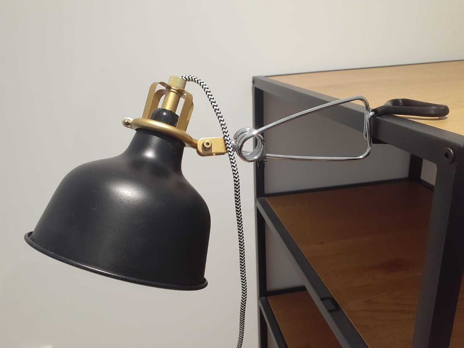 Candeeiro RANARP IKEA - Preto - Excelente estado