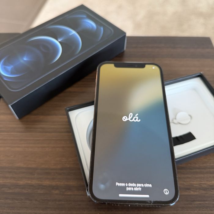 Iphone 12 Pro Pacific Blue 256GB com capa