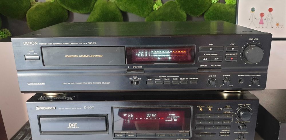 Denon DRS-610 tape deck magnetofon stereo sprawny