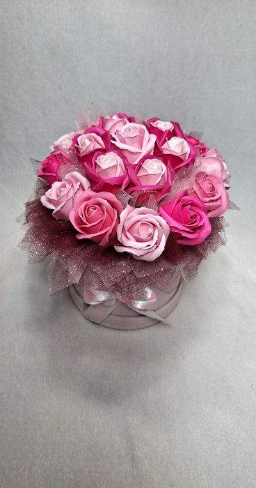 Box z różami na walentynki