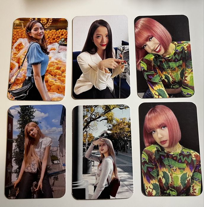 kpop blackpink photocards