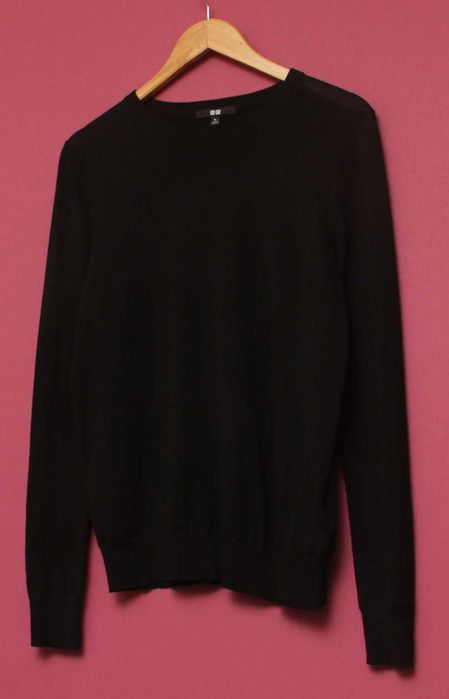 Uniqlo m, толстовка из гипоаллергенной шерсти pure new wool