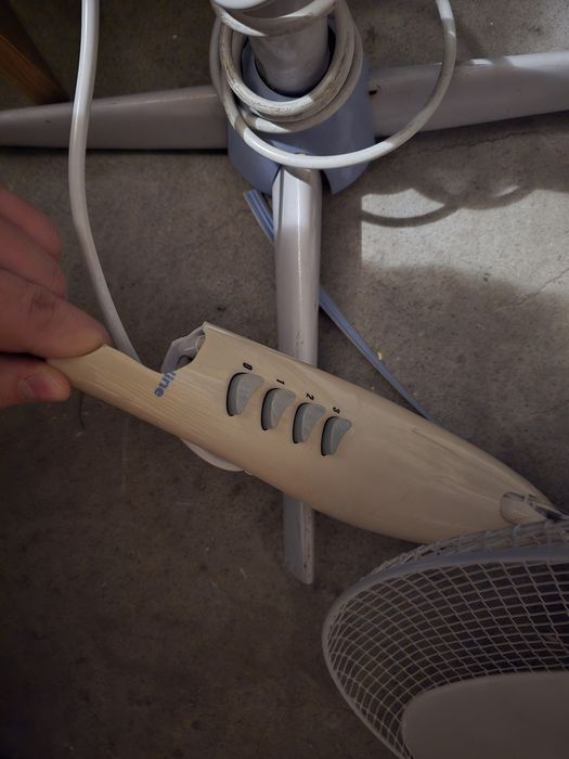 Wentylator stojący, wiatrak  na części - silnik sprawny, kręci - tak j