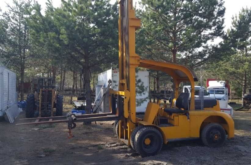 Wozek widlowy hyster spalinowy udzwig 7 ton maszt 5,5 metra