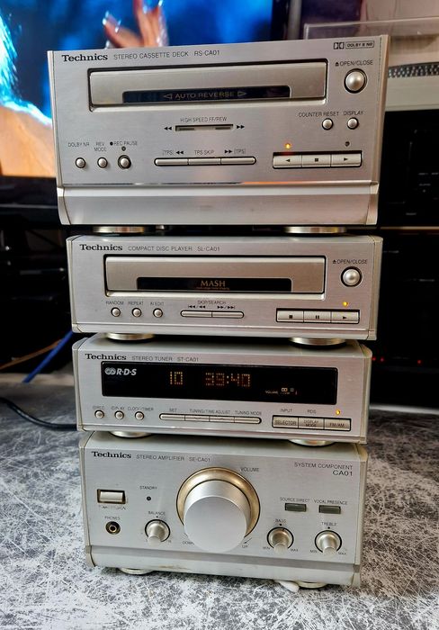 Wieża Technics -amplifier,tuner , deck  i CD