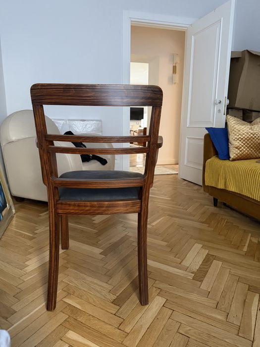 Fotel art deco po renowacji