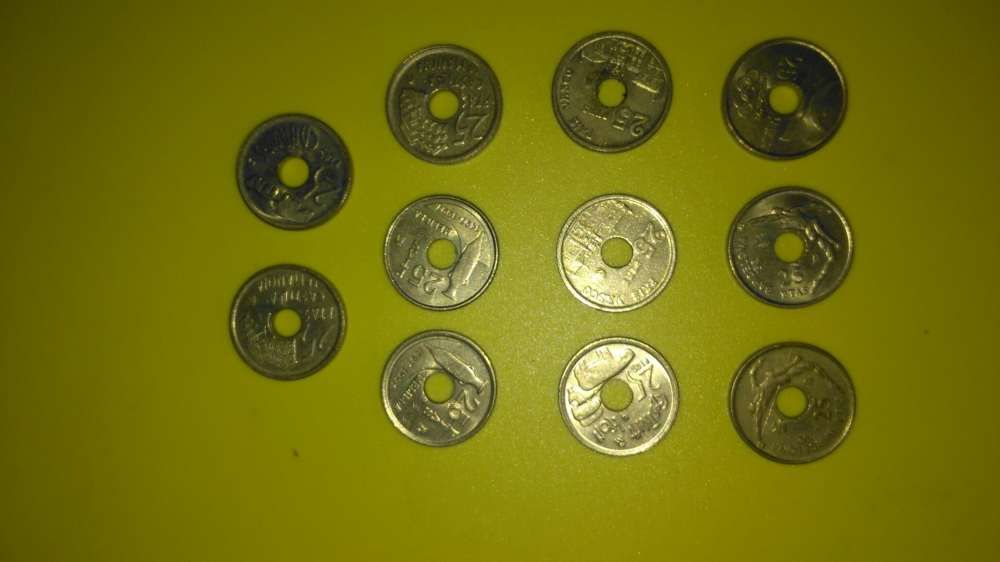 Spain Coins 25 Pesetas