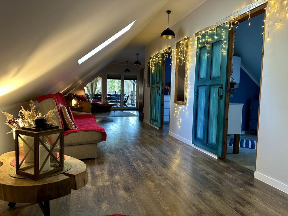 Apartameny w lesie na Kaszubach do 12 osób- balia, jacuzzi