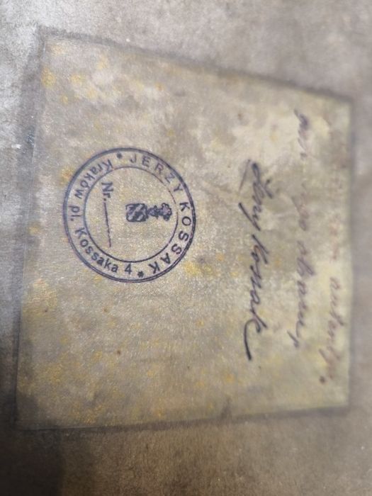 Stary obraz olejny na płótnie sygnowany Jerzy Kossak