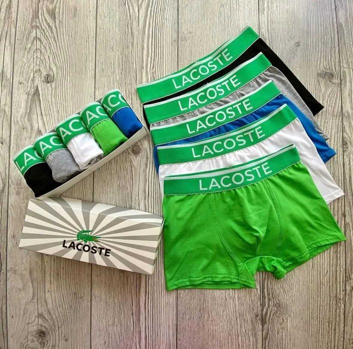 5 шт -550 грн Труси чоловічі Лакоста/ Трусы мужские Lacoste