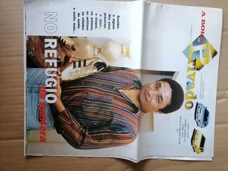 Benfica /EUSÉBIO A Bola/Privado 1997 No Refúgio da PANTERA