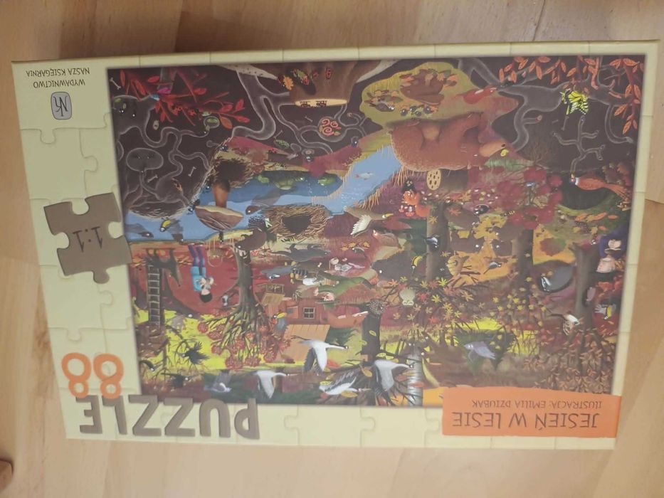 Puzzle Jesień w lesie 88 el