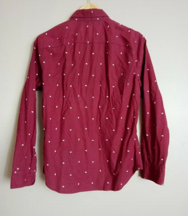 Bordowa koszula hollister