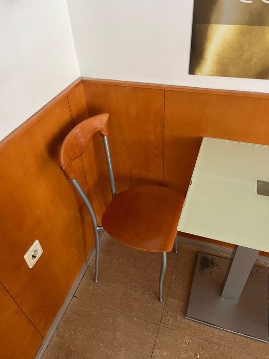 Conjunto de mesas para cafe confeitaria