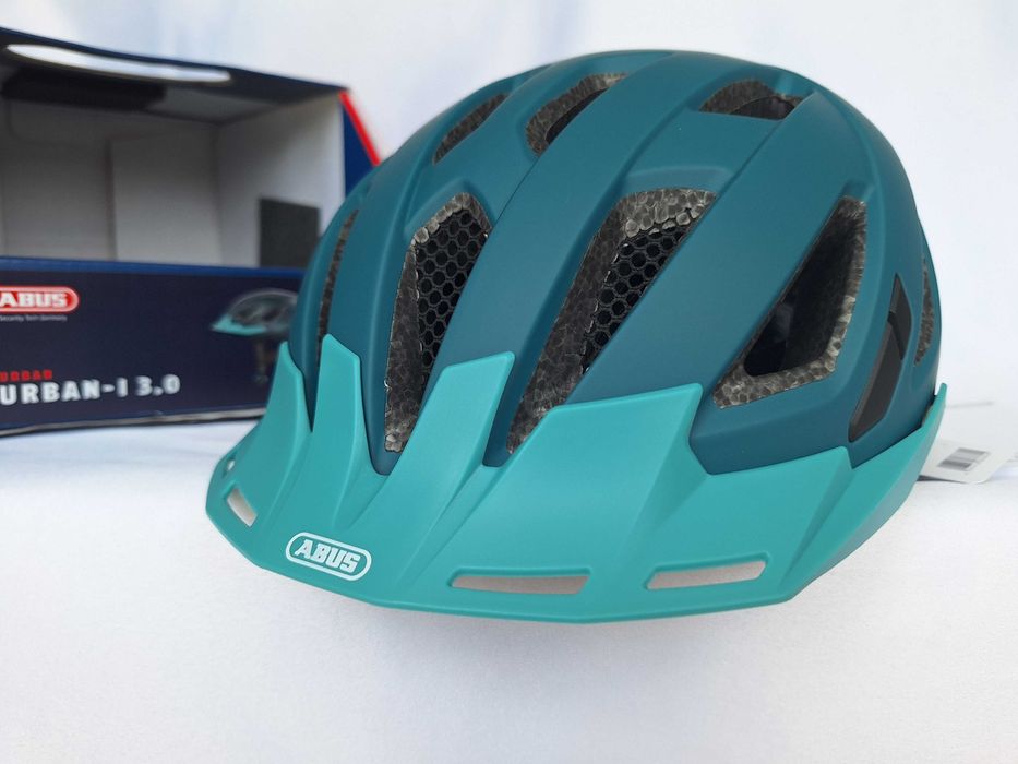Kask rowerowy Abus Urban-I 3.0 Core Green S 51-55cm LED