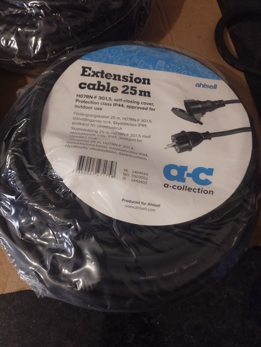 Extensão 25 m novos