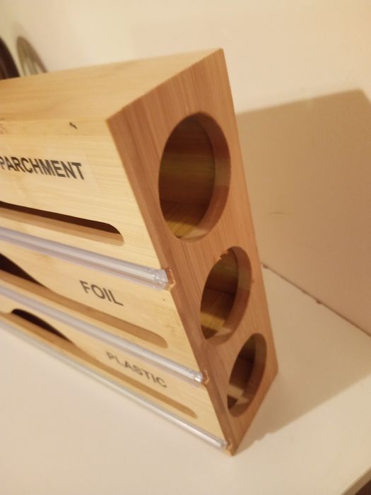 Dispensador 3 em 1 ( papel alumínio, vegetal, película aderente)