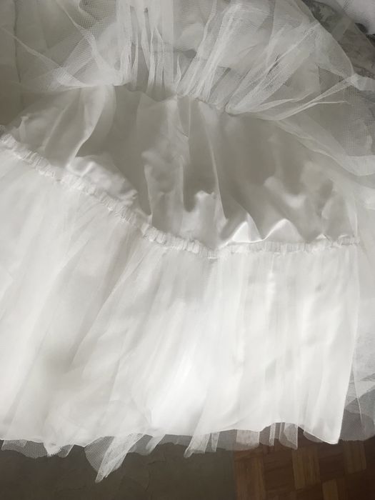 Vestido de Noiva Modelo Sereia, Cor Pérola S/34
