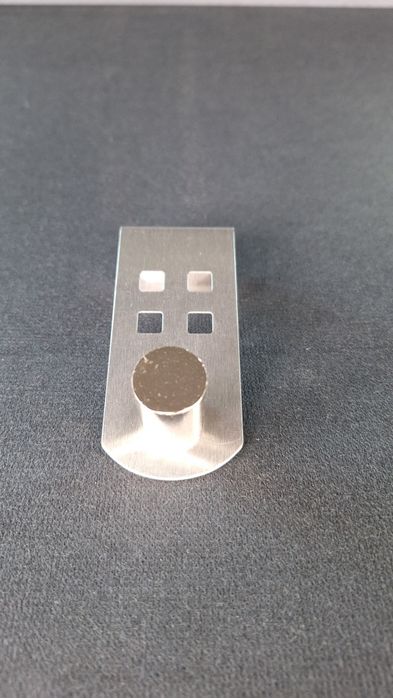 Suporte Metálico em Inox para Porta / Gaveta / Móvel
