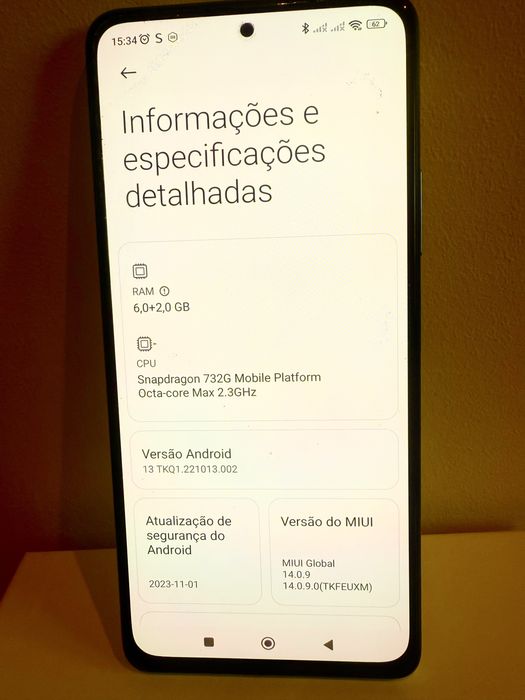Telemovel Redmi note dual sim 10 pro + 8 peliculas + 2 capas