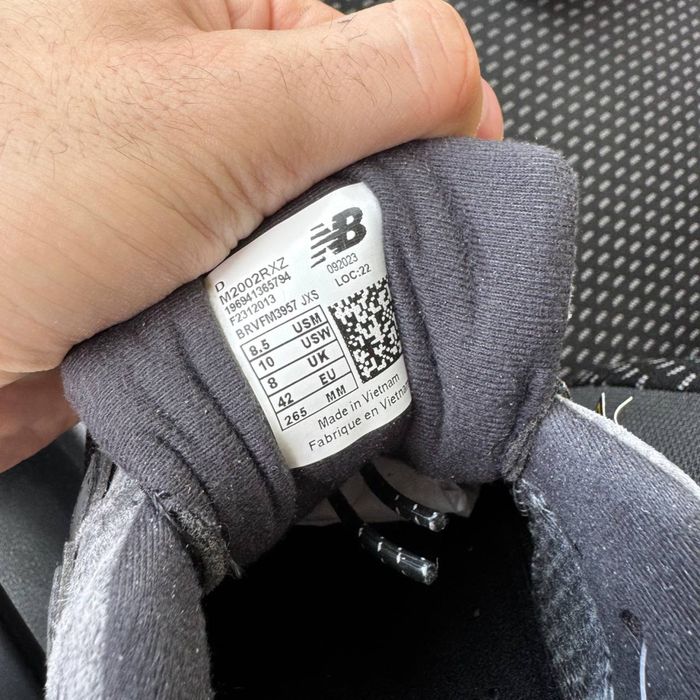 Чоловічі термо кросівки нюбеланс чорні і сірі New balance 1906 Cordura