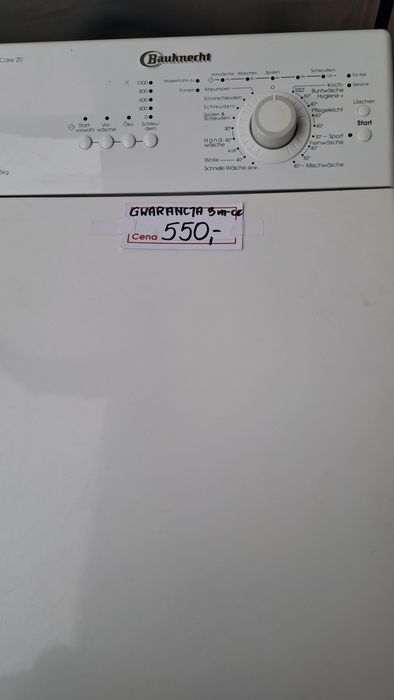 Pralki z wsadem od góry.