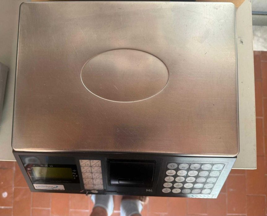 Balança comercial digital com ticket