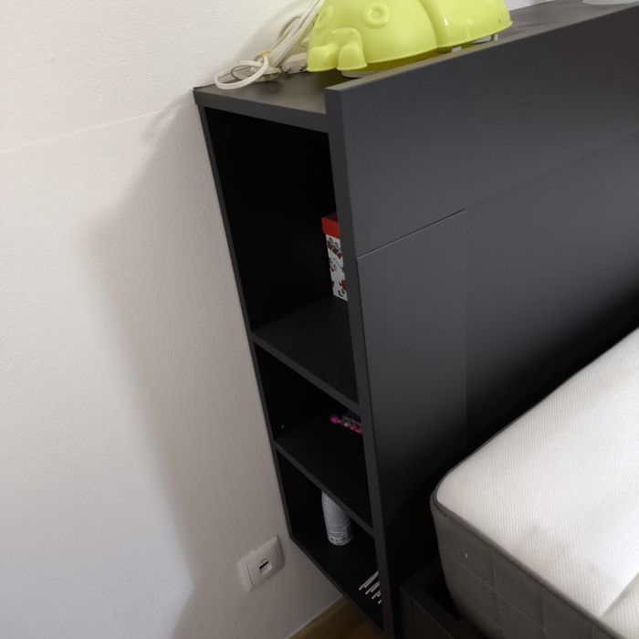 Cama de casal IKEA Malm com 4 gavetões