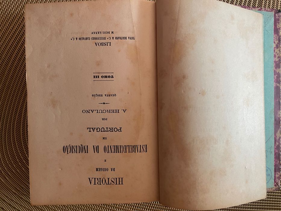 A Inquisição Em Portugal Tomo III 4 ediçao