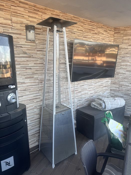 Aquecedor exterior gas - tipo Piramide