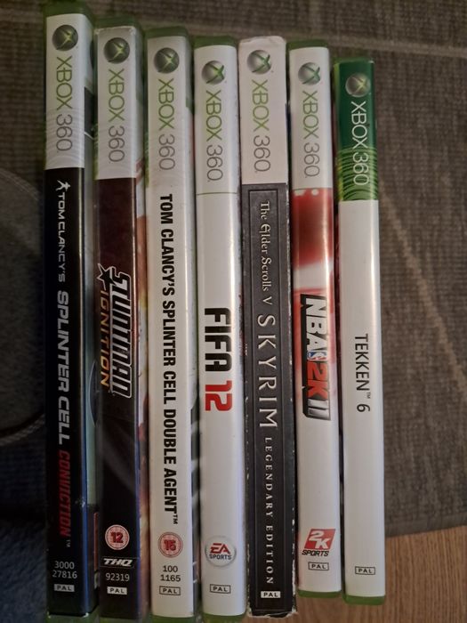 Gry xbox 360 różne.