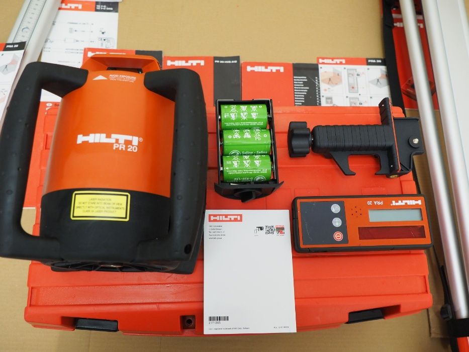 Niwelator budowlany HILTI PR 20 laser spadki X Y PR 2,30,300 PRI 36,26