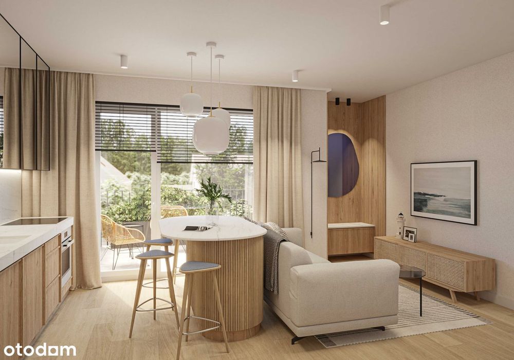 Apartament 38,46 m2 - 350 m od morza i plaży