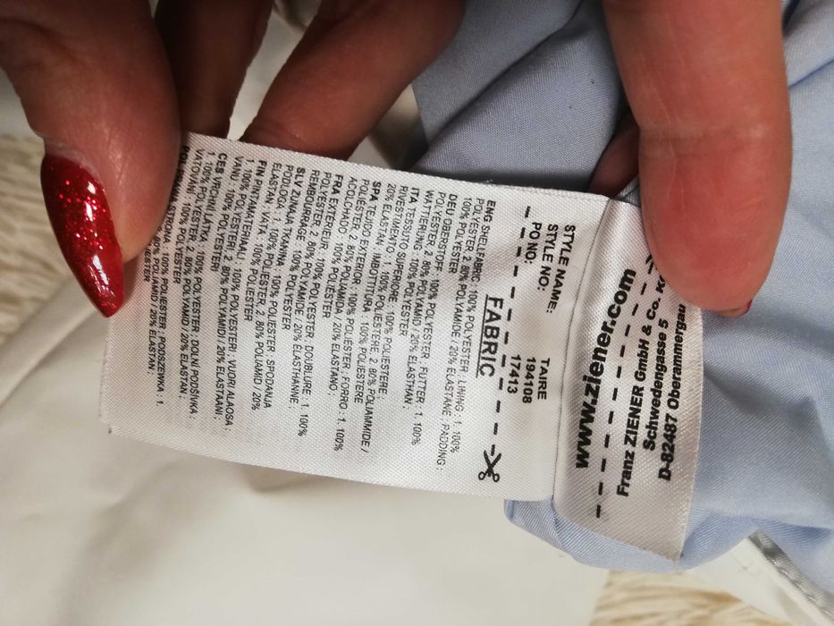 spodnie Ziener 34 36 xs s białe 10.000 Taire