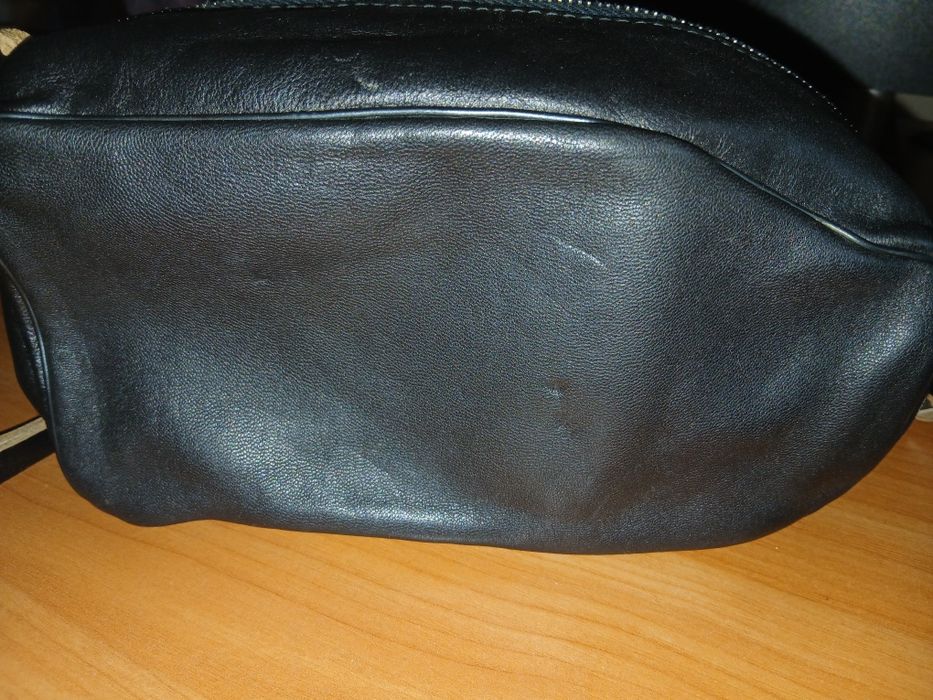 Сумка кожанная под кинокамеру