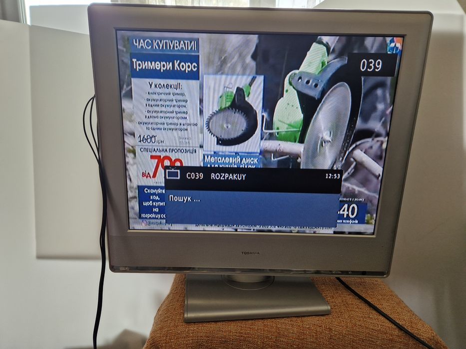 Лсд тв Тошиба 20 дюймів