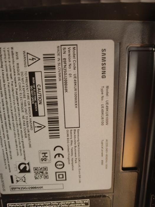 Płyta do TV SAMSUNG UE49KU6100W /