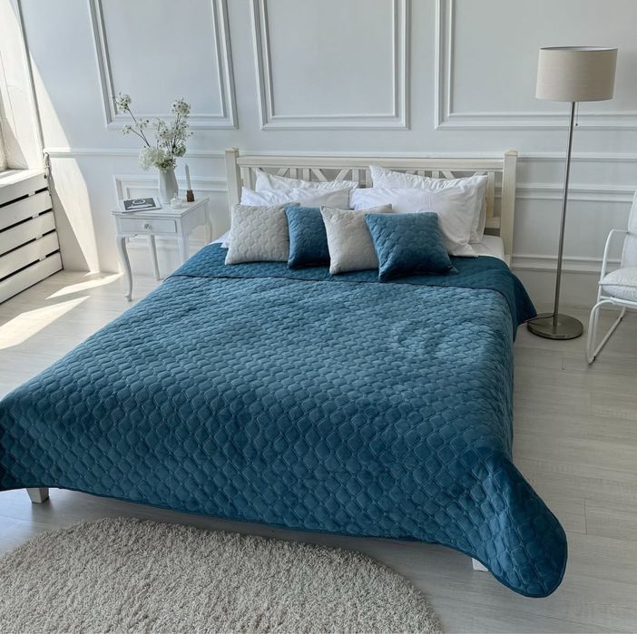 Хіт! Стьогане велюрове м’яке покривало стьобане велюровое покрывало