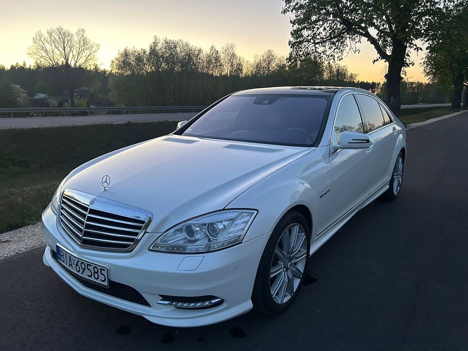 Mercedes-Benz Klasa S S550 AMG maksymalne wyposazenie I wlas serwisowany bezwypadkow idealny
