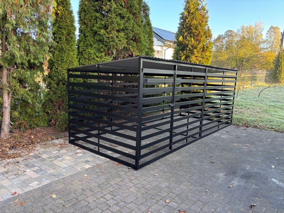 Kojec dla psa spawany palisadowy
