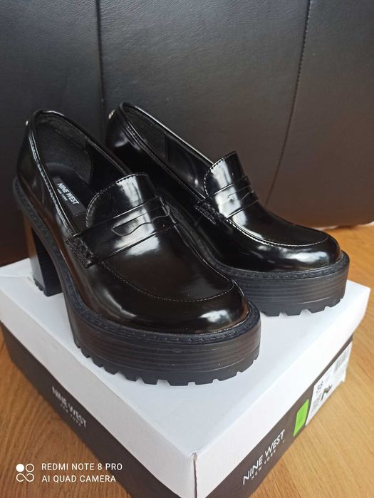 Nine West Półbuty NAHIDA - czarne rozmiar 38