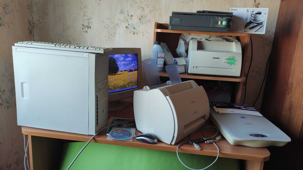 Робочий Сканер Hewlett Packard ScanJet 3400C (вир Малайзія) з кабелями